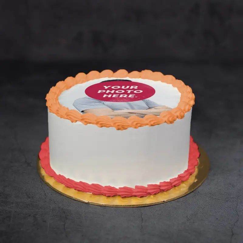 Round Edible Image Designer Cake (4 inch (±0.3 kg, serve 2-4 pax))