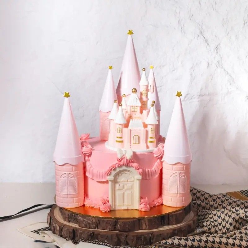 Princess Castle Theme Cake