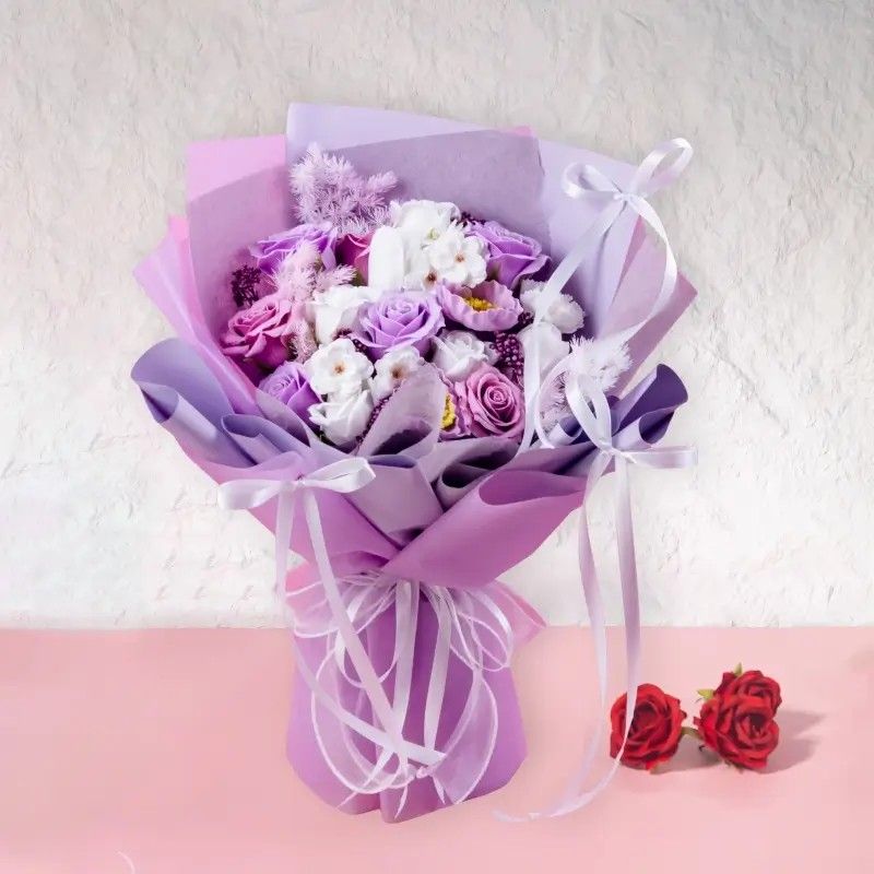 Charlie Bouquet (Preserved & Soap Flower)