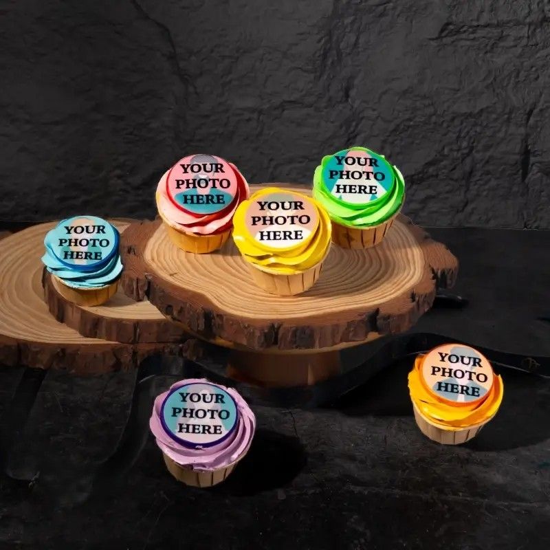 Sugar Image Cupcakes