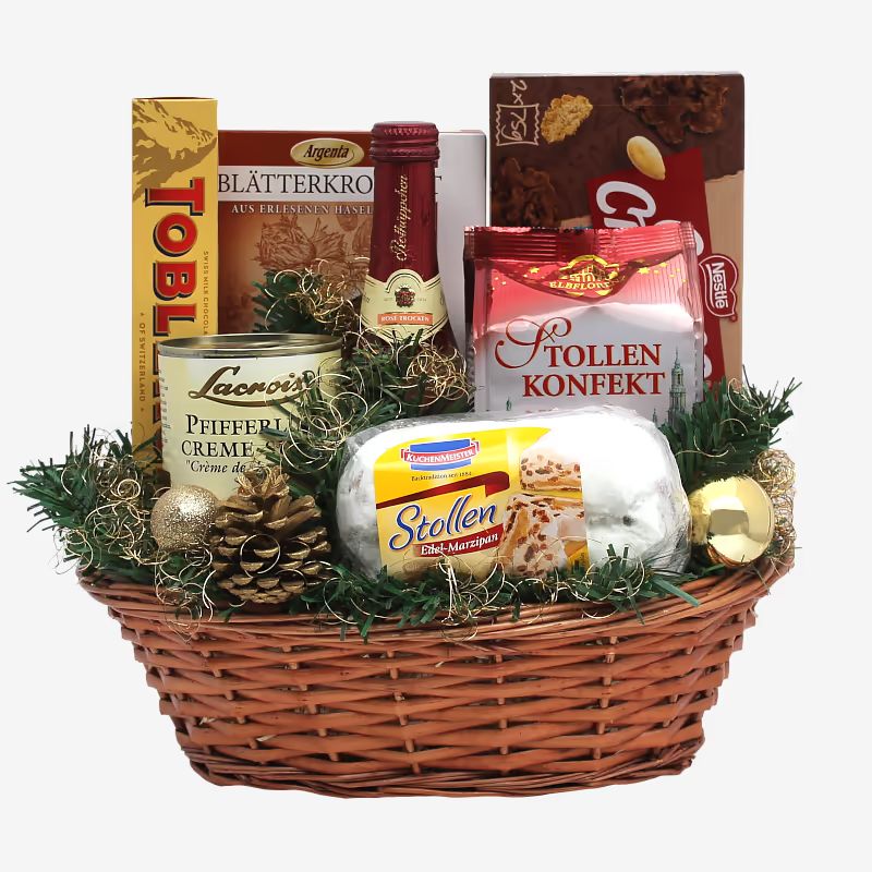 give a Christmas basket