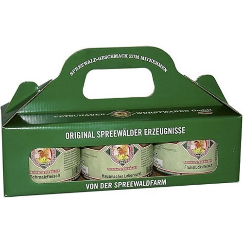 Spreewald Sausage Trio (3 glasses)