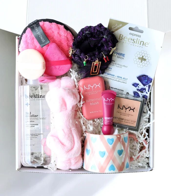 NYX Beauty & Purple Bandana Charm Gift Box