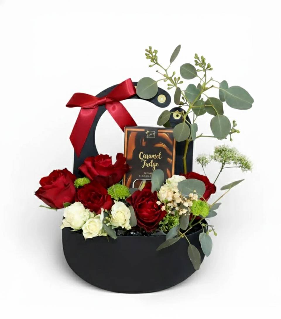 A Love Meant to Be – Roses & Chocolate Indulgence