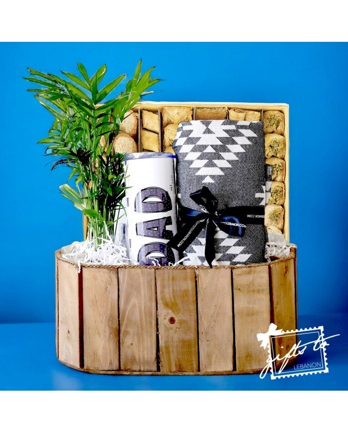 Dad's Baklava & Relaxation Gift Basket