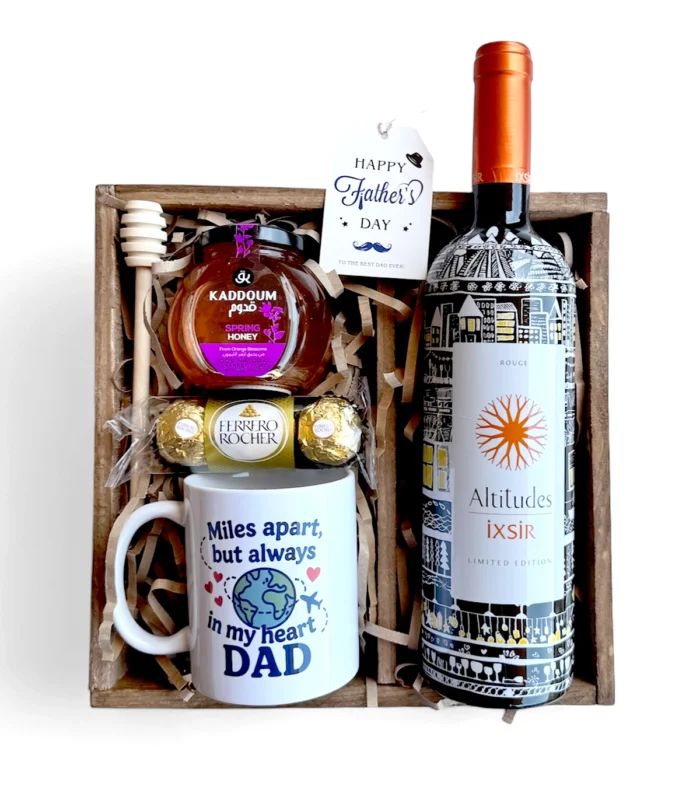 A Toast to Dad – Ixsir Wine, Honey & Heartfelt Moments Box