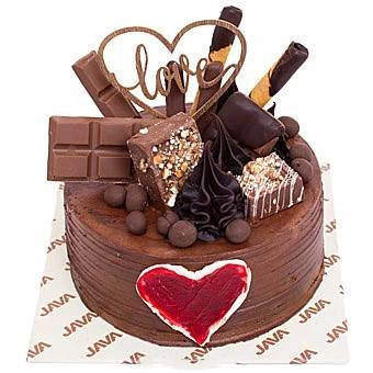 Java Chocolate Explosion Cake