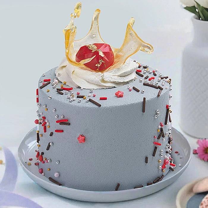 Heart Of Elegance Chocolate Bento Cake