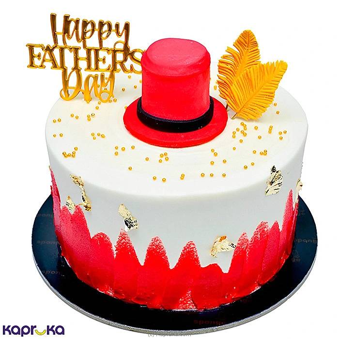 Sponge Father's Day Red Velvet Cake