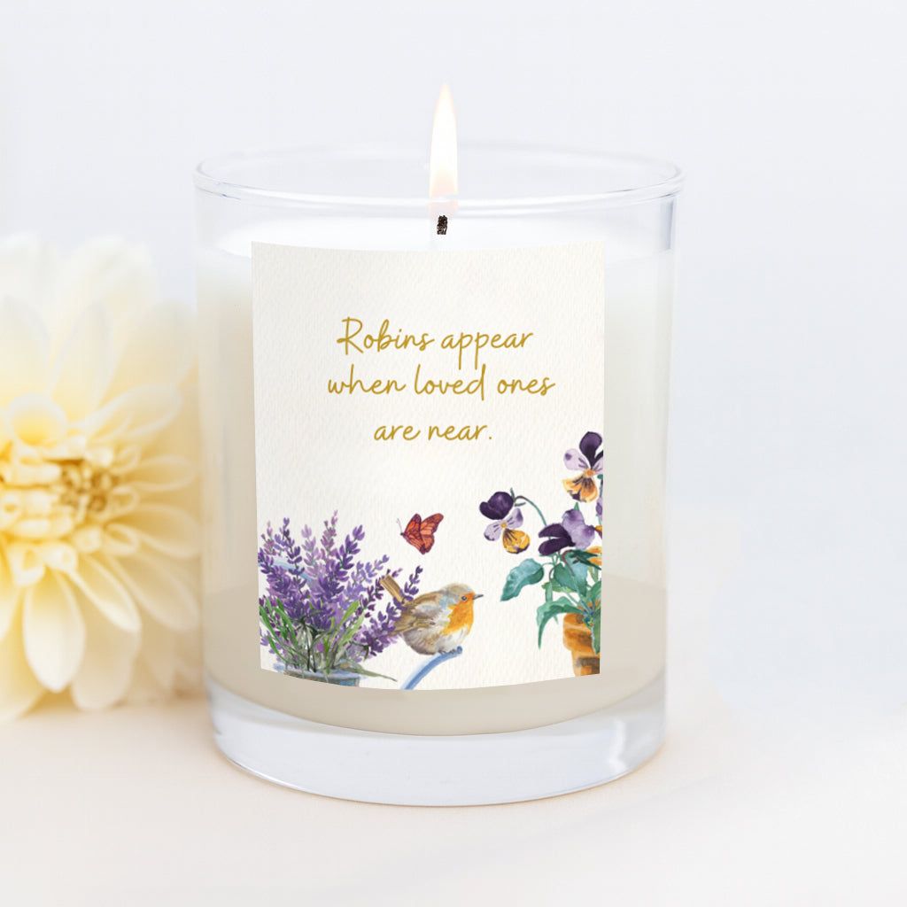 Robins Appear Remembrance Candle Gift