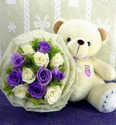 Teddy's Purple Happiness