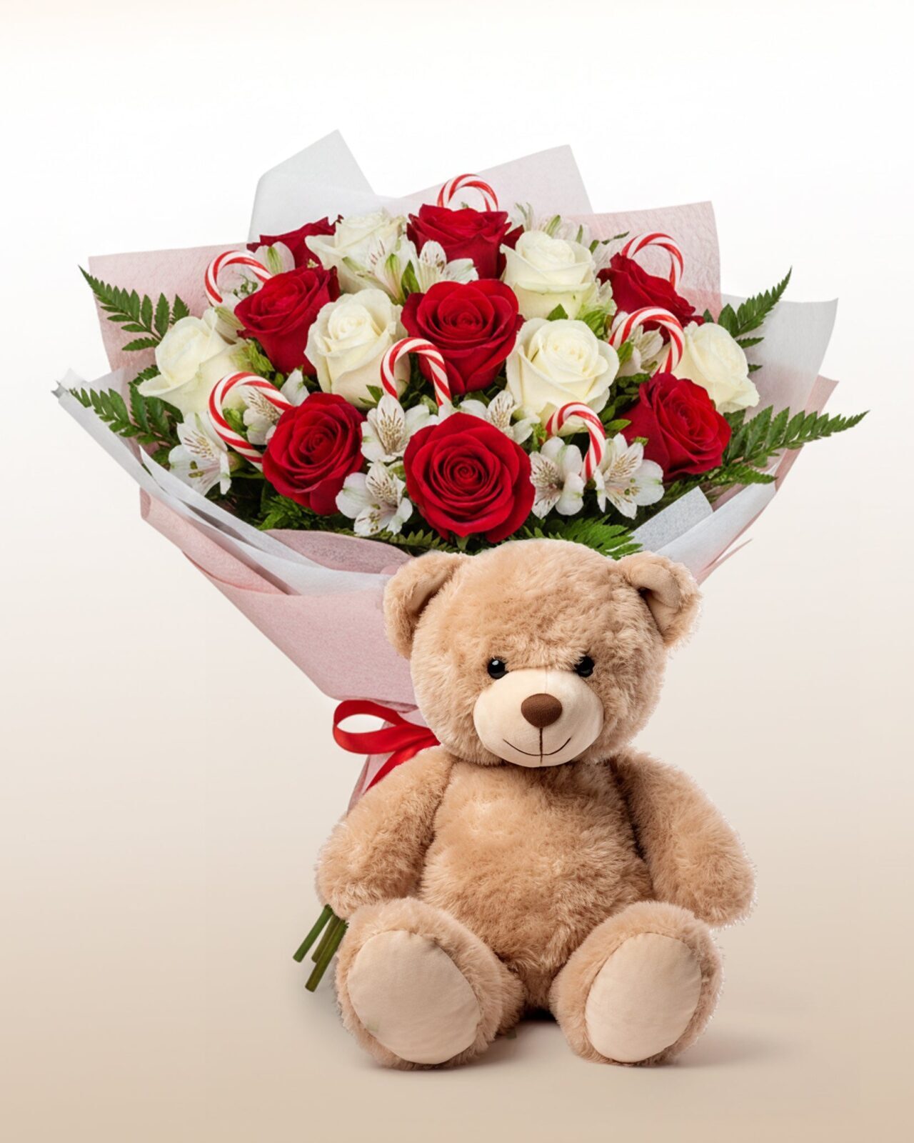 Peppermint Roses & Teddy
