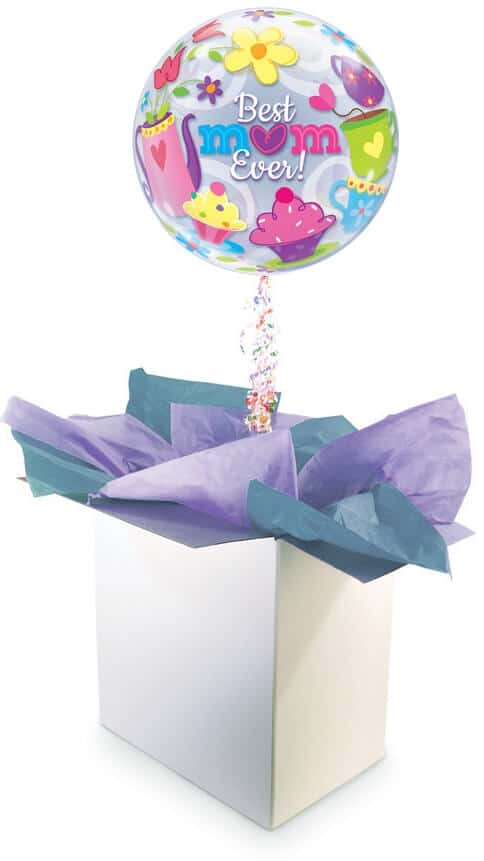 22" / 56cm Balloon Package for Mom Premium with Bubble Balloon