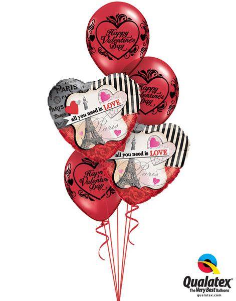 Bouquet 122 All You Need Is Love Qualatex #65096-2 35127-3