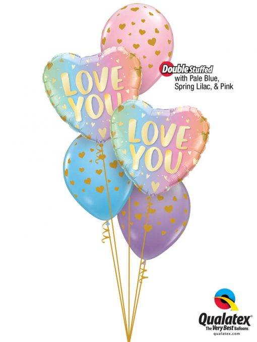 Bouquet 1400 Thinking of You Today! Qualatex #97433-2 85706-3 43766 43762 43754