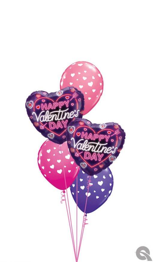 Bouquet 1639 You Color My World With Love Qualatex #16800-2 18101-3