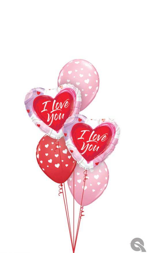 Bouquet 1682 For your favorite sweetheart! Qualatex #24735-2 85713-3