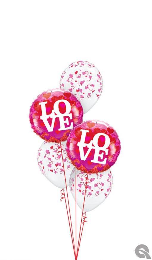 Bouquet 1684 All You Need is Love Qualatex #24788-2 38433-3