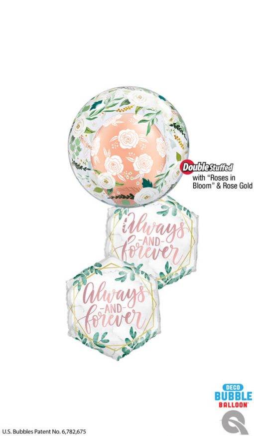 Bouquet 1691 Love is never ending… Qualatex #18648 18855-2 84039 57211