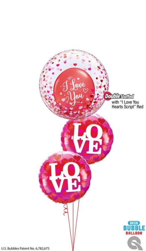 Bouquet 1692 LOVE for all Qualatex #16579 24788-2 57055