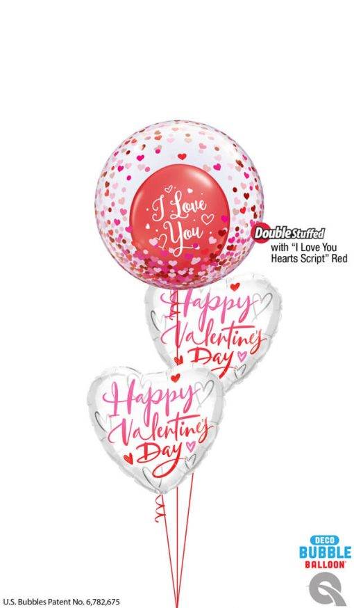 Bouquet 1696 Love you most. Qualatex #16579 16776-2 57055