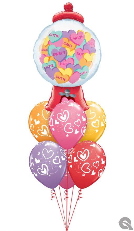 Bouquet 1703 Treats for your sweetheart! Qualatex #24711 40205-6