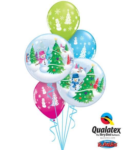 Festive Trees & Snowmen Qualatex