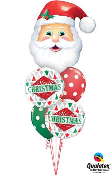 Bouquet 476 Jolly Old Saint Nick Qualatex-20566 43496-2 33231-2