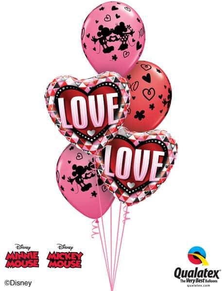 Bouquet 494 Love Triangles Qualatex #46073-2 23187-3