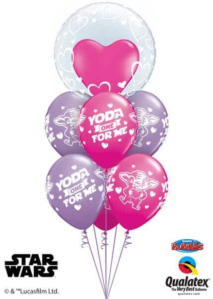 Bouquet 507 Deco Bubble – Stylish Hearts Qualatex #29505 46065-6