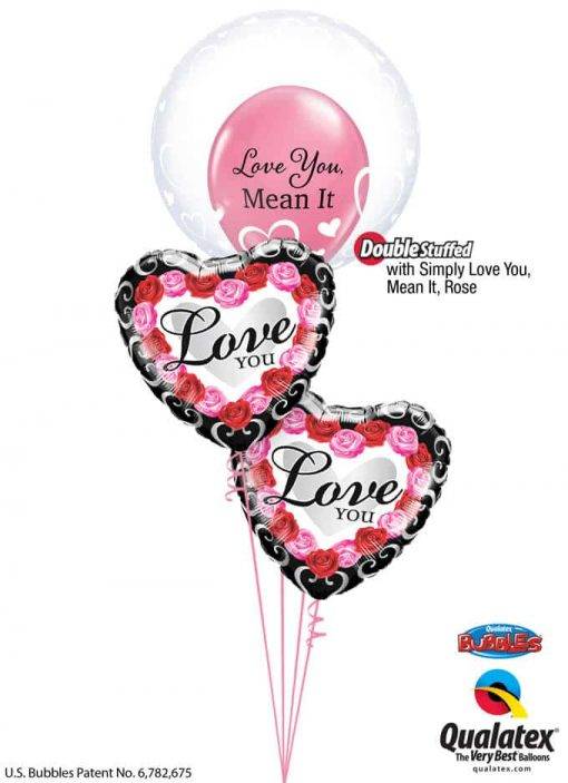 Bouquet 803 I am Yours - No Refunds! Qualatex #29505 43791-1 54858-2