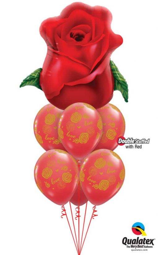 Bouquet 812 One Word…Love Qualatex #98696 57056-6 43790-6