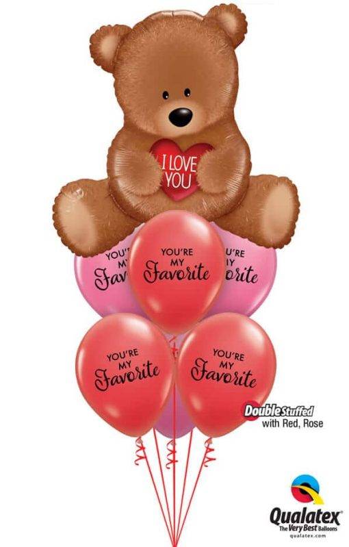 Bouquet 821 For My One and Only Qualatex #98705 43790-6
