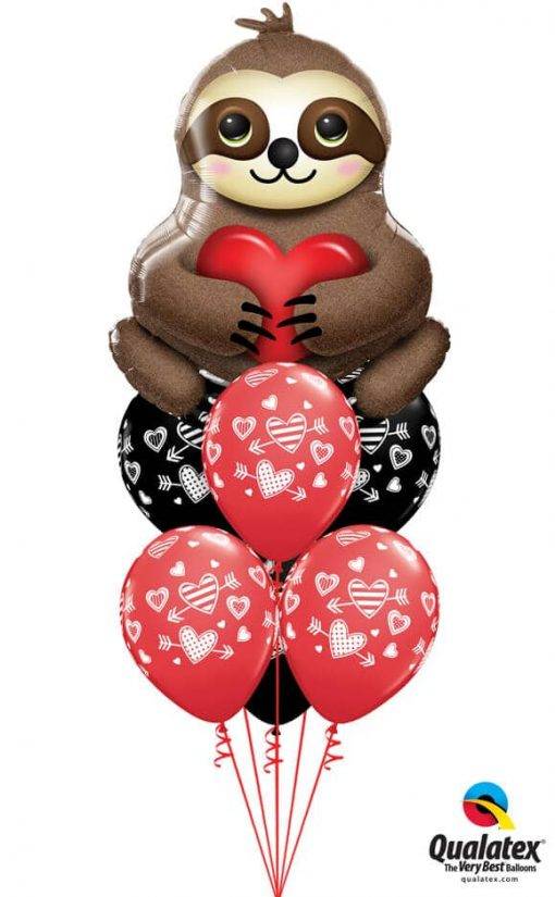 Bouquet 829 I Love You a Sloth! Qualatex #98701 57057-6