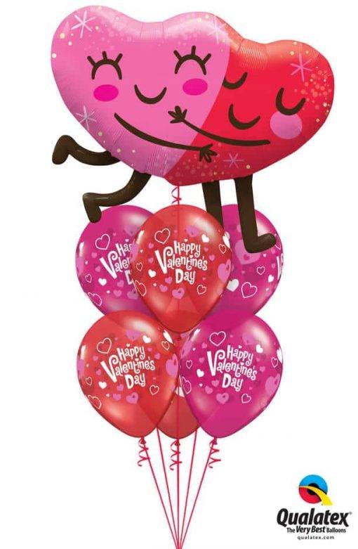Bouquet 850 You Make My Heart Happy! Qualatex #97254 23407-6