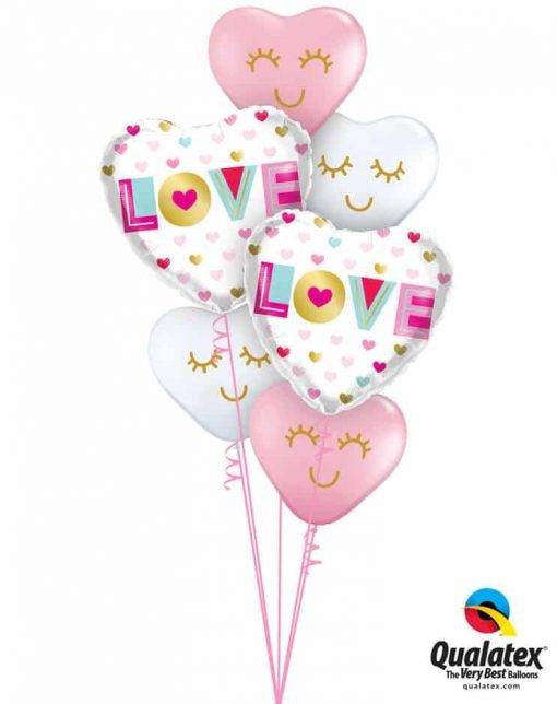 Bouquet 867 I Only Have Eyes for You! Qualatex #97188-2 97147-4