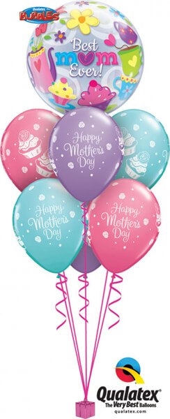 Bouquet 393 Wonderful Mother Spring Garden Qualatex #11538 11978-6