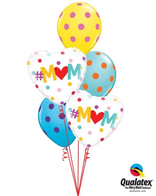 Bukiet 892 Mother's Day Pretty Polka Dots And Hearts