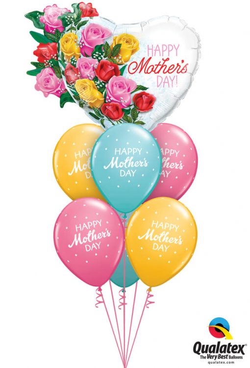 Bukiet 940 Rosy Mother's Day Qualatex #55882 57182-6