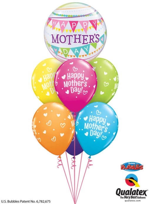 Bukiet 947 Mother's Day Heart Party Qualatex #55799
