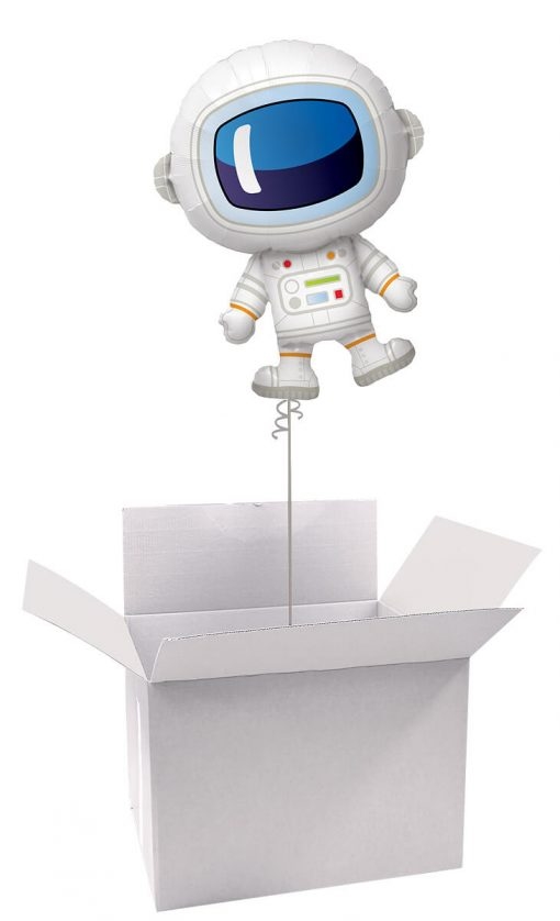 37 / 94cm Classic Space Balloon Parcel with Large Foil Balloon