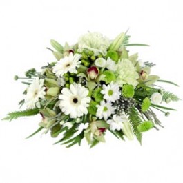 Green & White Posy