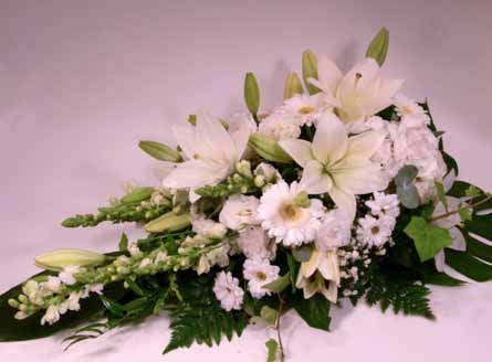 Sírcsokor white lilies (Medium)