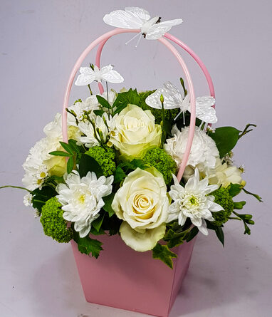 With pure love! - Snow-white flower ball