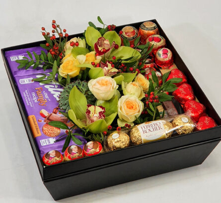Artúr Gombóc's small garden - flower box with sweets