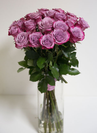 Purple roses - bouquet of roses, with 60 cm roses (Medium)