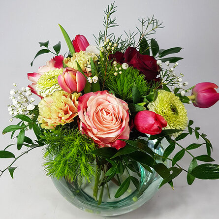 Secret and Magic - Spring bouquet in glass ball 2