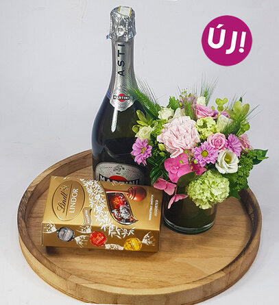 Flower bowl - Martini with champagne