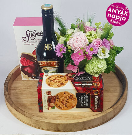 Flowers for mom - with Bailey's and Stühmer dessert