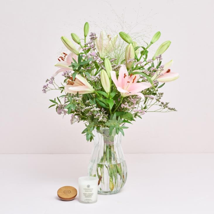 The one for my sweetie with scented candles